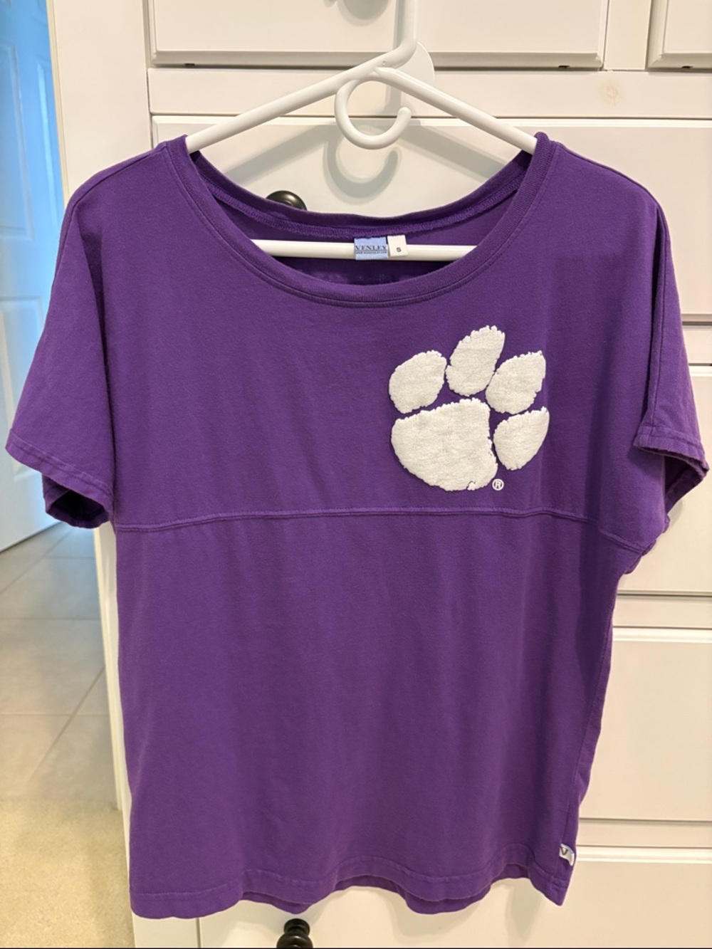 Clemson Tigers Short Sleeve Spirit Shirt Size Small
